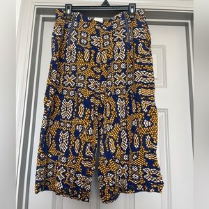 Anthropologie Cartonnier Sampa Culotte Blue Motif